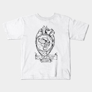 Washing Machine Heart - Illustrated Lyrics Kids T-Shirt